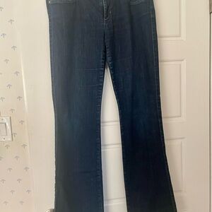 Joe's Jeans Dark Blue Flare Wide-Leg Jeans